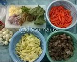 Foto langkah ke 2 dari resep Oseng-Oseng Janggel Ati Ayam Telur Puyuh (Jagung muda).