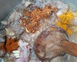 A picture of step 4 of بھنا گوشت مصالحہ.