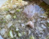 A picture of step 3 of Instant Pot Chicken Macaroni Sopas.