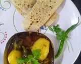 A picture of step 3 of Stuffed potato brinjal.