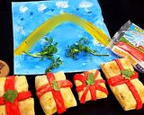 A picture of step 7 of Gift box.. box patties.