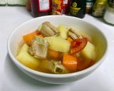 รูปขั้นตอนการทำที่ 4 ของ ซุปมันฝรั่งกระดูกหมู
