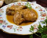 Foto del paso 8 de la receta Conejo en salsa con majada de hígado