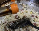 Gambar langkah 5 resipi Nasi Goreng Sosej.