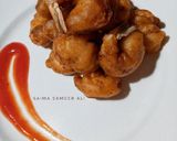 A picture of step 3 of Prawn tempura.