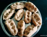 A picture of step 2 of Wheat flour old traditional soft churma ladoo.