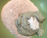 A picture of step 4 of Ragi Paniyarams.