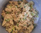A picture of step 2 of Vegetable Manchurian.