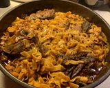 A picture of step 9 of Venison with Pasta in the Oven!!!.