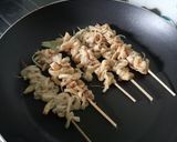 Foto langkah ke 4 dari resep Sate Jamur Tiram.