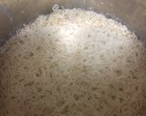 A picture of step 3 of Rhonda’s instant pot favorite rice.