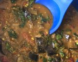 A picture of step 5 of Brinjal-Methi Sabji.