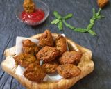 A picture of step 5 of Easy and Crispy Bitter gourd skin muthiyas.