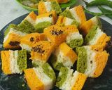 तिरंगा कटोरी ढोकला(tiranga katori dhokla recipe in hindi) रेसिपी चरण 16 फोटो