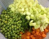 Hình bước làm 1 của món Salad Nga
