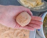 Foto del paso 3 de la receta: Bombas de papa rellenas con jamón y queso