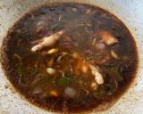 Gambar langkah 3 resipi Ayam kampung masak halia.