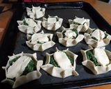 Foto del paso 6 de la receta: Tarteletas de espinaca y salsa blanca