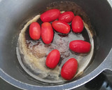 Foto del paso 4 de la receta: Pastel de arroz con melocotón a la plancha