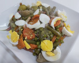 Foto del paso 1 de la receta: Menestra con bacon y huevo