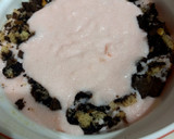 A picture of step 5 of Diet kheer with cocoa cake.