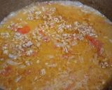 A picture of step 6 of Karela qeema.
