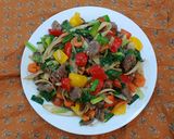 A picture of step 4 of Shaking Beef (Thịt Bò Lúc Lắc).