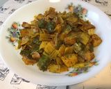 Une image de l'étape 10 de Courgettes et céleri branche aux épices indiennes,ciboulette et citron.