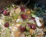 A picture of step 1 of Sweet Chowder.
