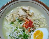 Foto langkah ke 5 dari resep Soto Ayam kuah Santan.