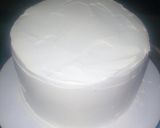 A picture of step 17 of Red velvet cake #Christmasbaking.