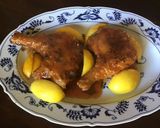 A picture of step 4 of California Farm Whole Chicken Leg Quarters in Lemon Sauce.