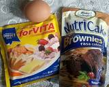 Brownis kukus "simpel" #Nutri cake langkah memasak 1 foto