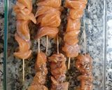 Foto del paso 3 de la receta Brochetas de salmón y verduras