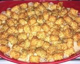 A picture of step 3 of Old Fashioned Tater Tot Casserole.