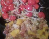 Foto del paso 5 de la receta: Champiñones y Tocino Gratinados/Cherry y Germen de Soya Salteado