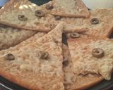 Foto del paso 4 de la receta: Fainá de queso 🧀 muzarella y aceitunas