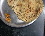 A picture of step 4 of Aloo Paratha.