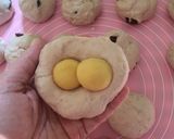 Foto langkah ke 7 dari resep Roti Uwi Ungu Isi Pasta Kacang Hijau (Discard Sourdough).