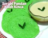 Foto langkah ke 6 dari resep Serabi Pandan (Tanpa Telur) + Kuah Kinca.