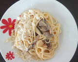 Foto del paso 6 de la receta: Salsa de parmesano, roquefort y setas para pasta