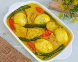 Foto langkah ke 5 dari resep Gulai Telur Tahu Kacang Panjang.