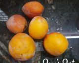 A picture of step 1 of Peach Crumble.