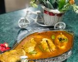 A picture of step 8 of Fish curry.