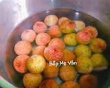 Hình bước làm 4 của món Vải ngâm đường phèn
