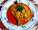 A picture of step 4 of Chicken Curry (Kari Ayam).