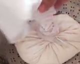 A picture of step 1 of Shrikhand.