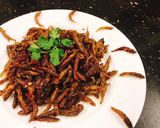 Hình bước làm 5 của món Cá bống mini chiên mắm