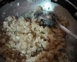 A picture of step 3 of Coconut Burfi.