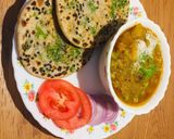 A picture of step 4 of Stuffed kulcha.